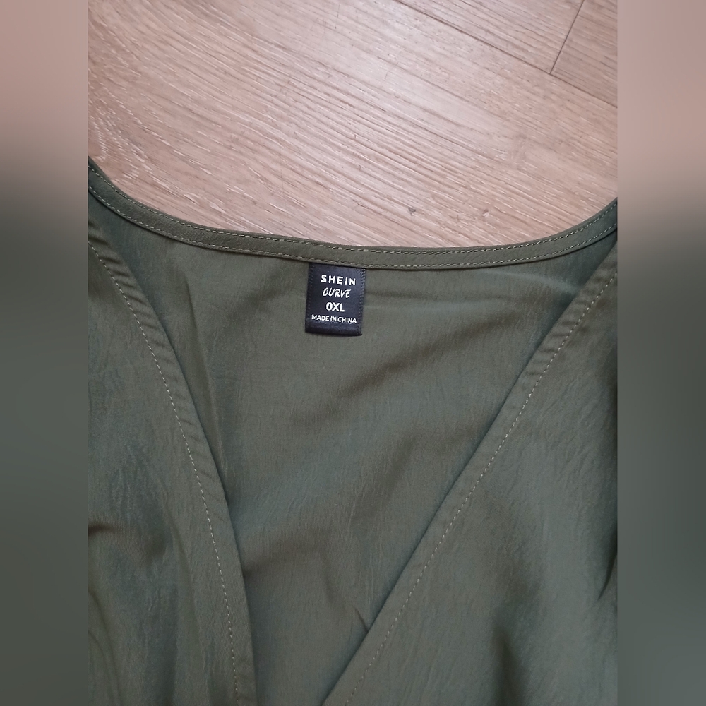 SHEIN Deep Olive Blouse